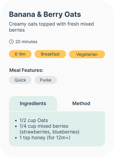MunchinMunchkins app meal detail preview